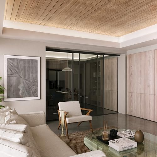 Doors55 3 Panel Glass Room Divider and Partition Wall Divider