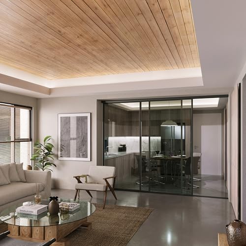 Doors55 3 Panel Glass Room Divider and Partition Wall Divider
