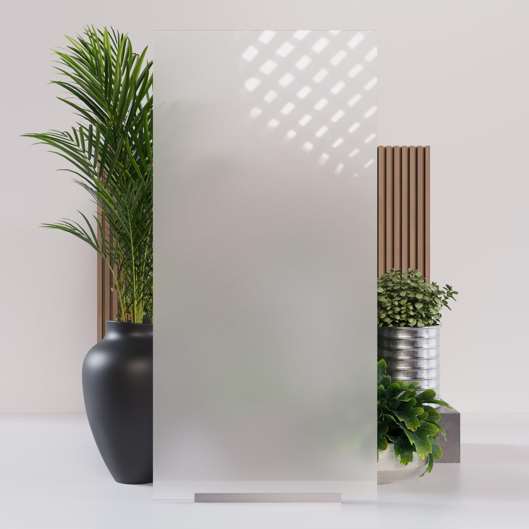 Doors55 4 Panel Glass Room Divider and Partition Wall Divider
