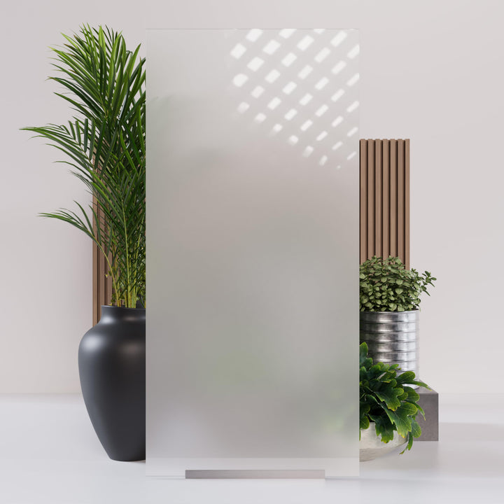 Doors55 4 Panel Glass Room Divider and Partition Wall Divider
