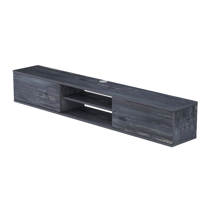 Floating TV Stand – Wall Mounted Entertainment Center for 75-Inch TVs
