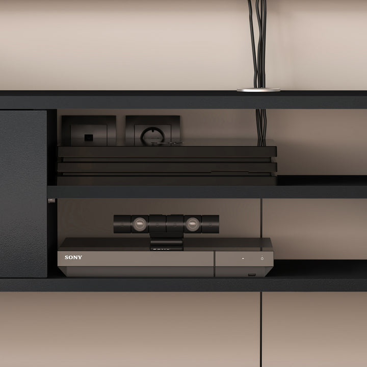 Floating TV Stand – Wall Mounted Entertainment Center for 75-Inch TVs