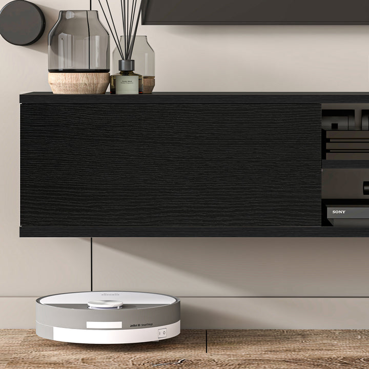 Floating TV Stand – Wall Mounted Entertainment Center for 75-Inch TVs