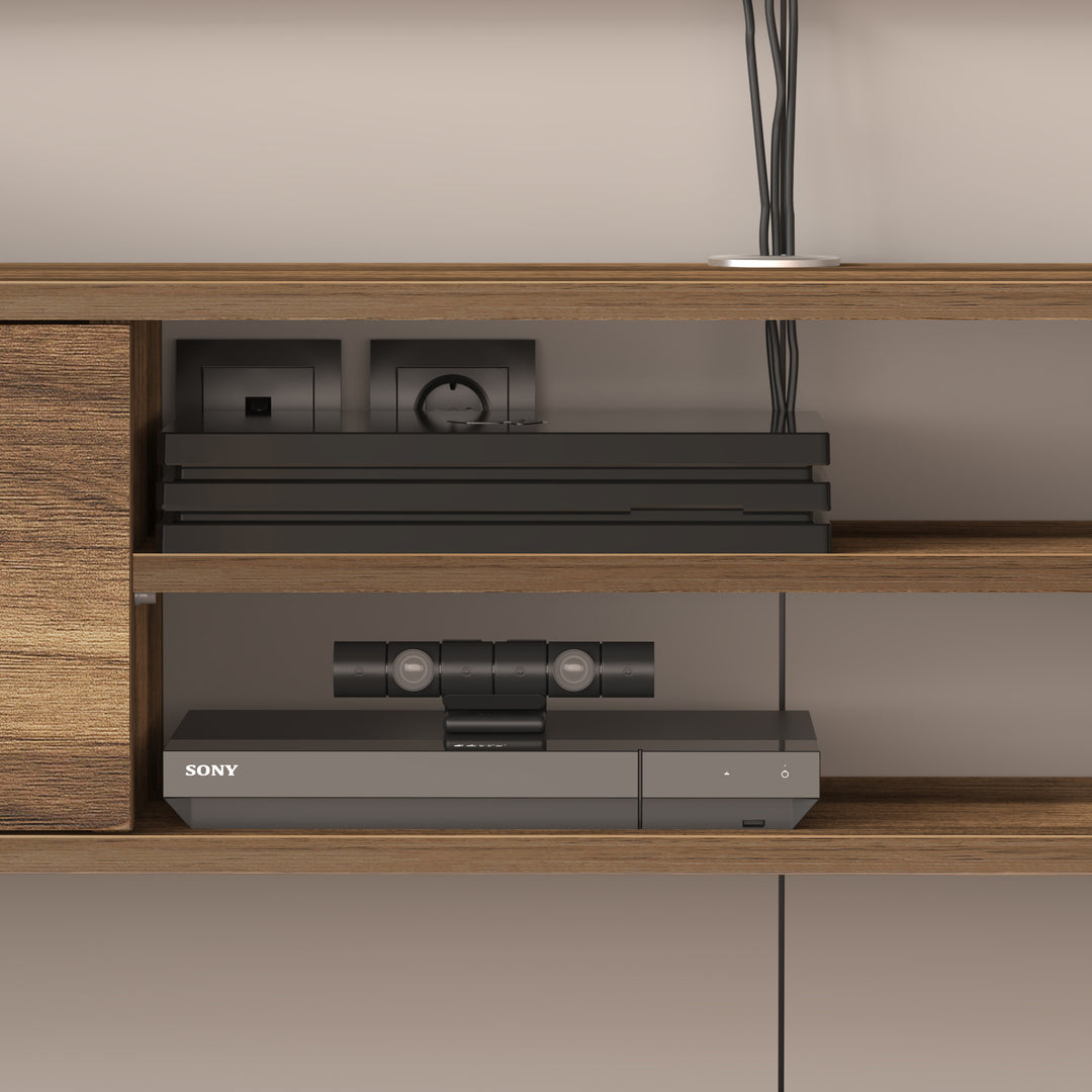 Floating TV Stand – Wall Mounted Entertainment Center for 75-Inch TVs