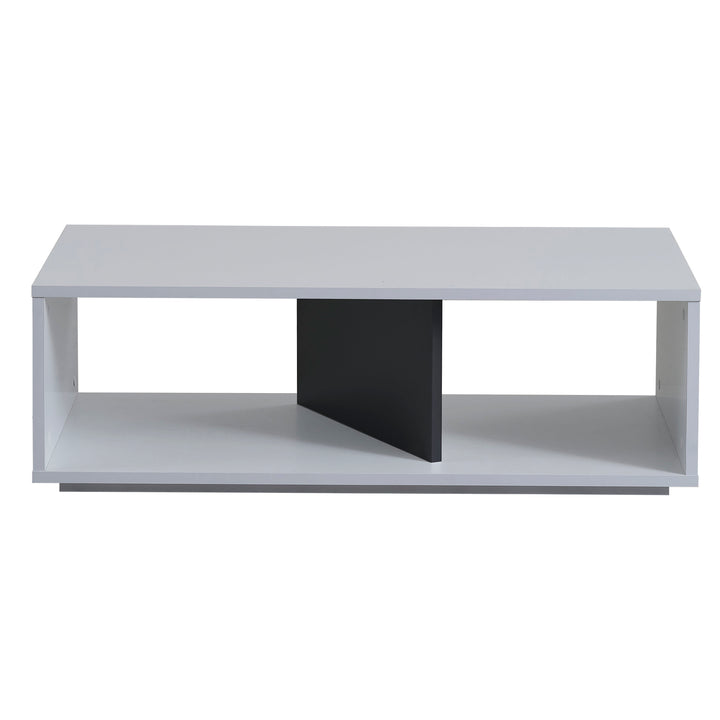 Versatile and Stylish: The Interchangeable Tall Coffee Table with Optional Anthracite Dividers