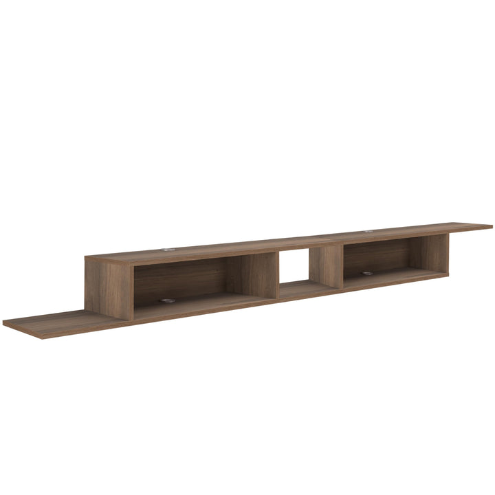 Floating TV Stand for Up to 65 Inch TVs – Wall Mounted Floating Shelf for Under TV