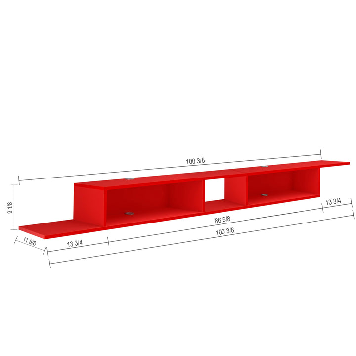 Floating TV Stand for Up to 65 Inch TVs – Wall Mounted Floating Shelf for Under TV