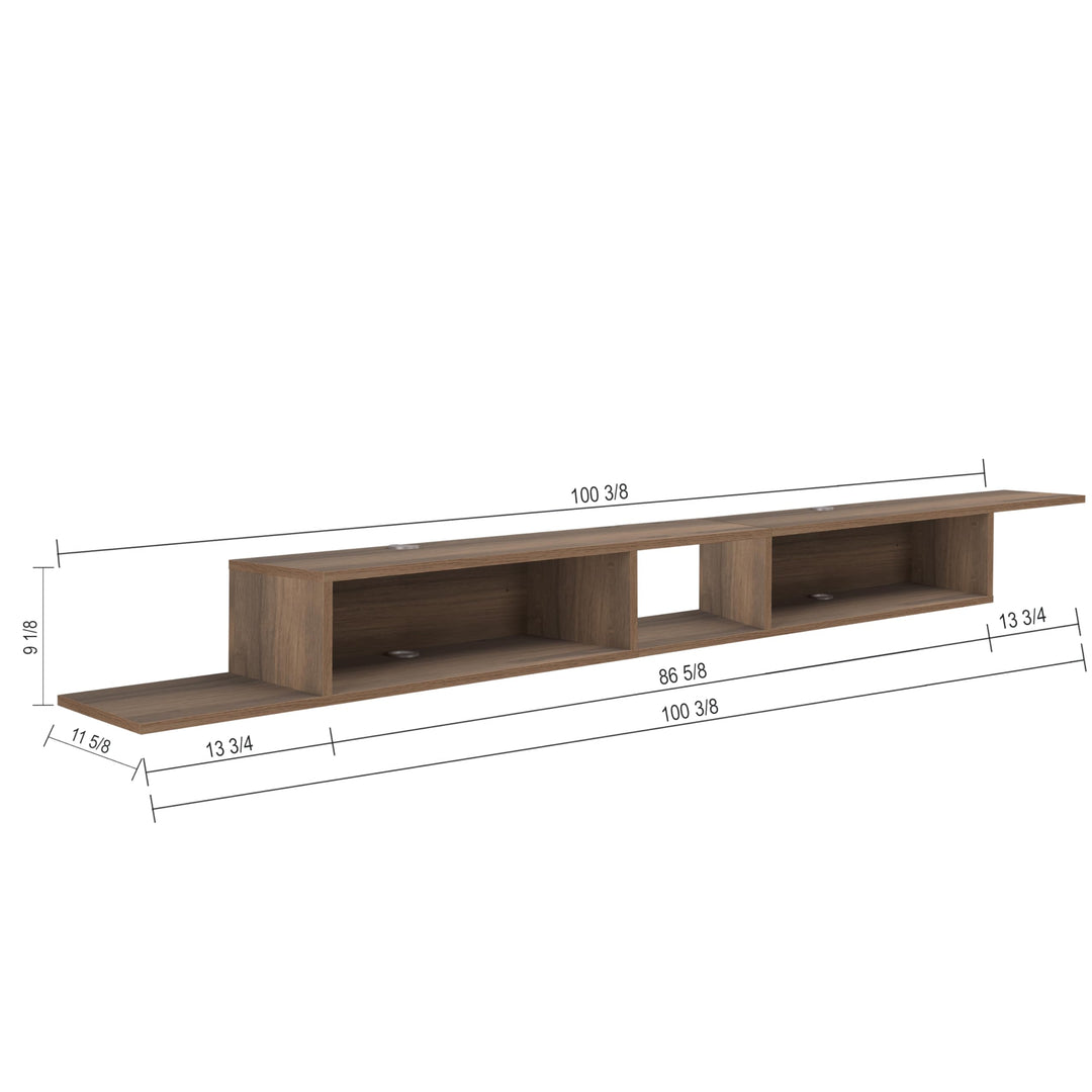 Floating TV Stand for Up to 65 Inch TVs – Wall Mounted Floating Shelf for Under TV