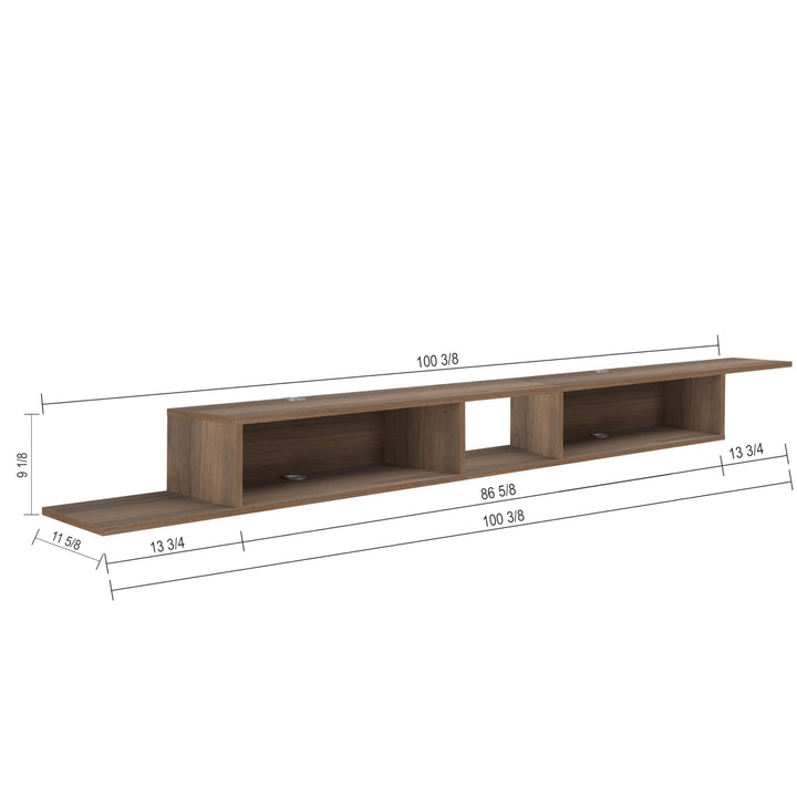 Floating TV Stand for Up to 65 Inch TVs – Wall Mounted Floating Shelf for Under TV