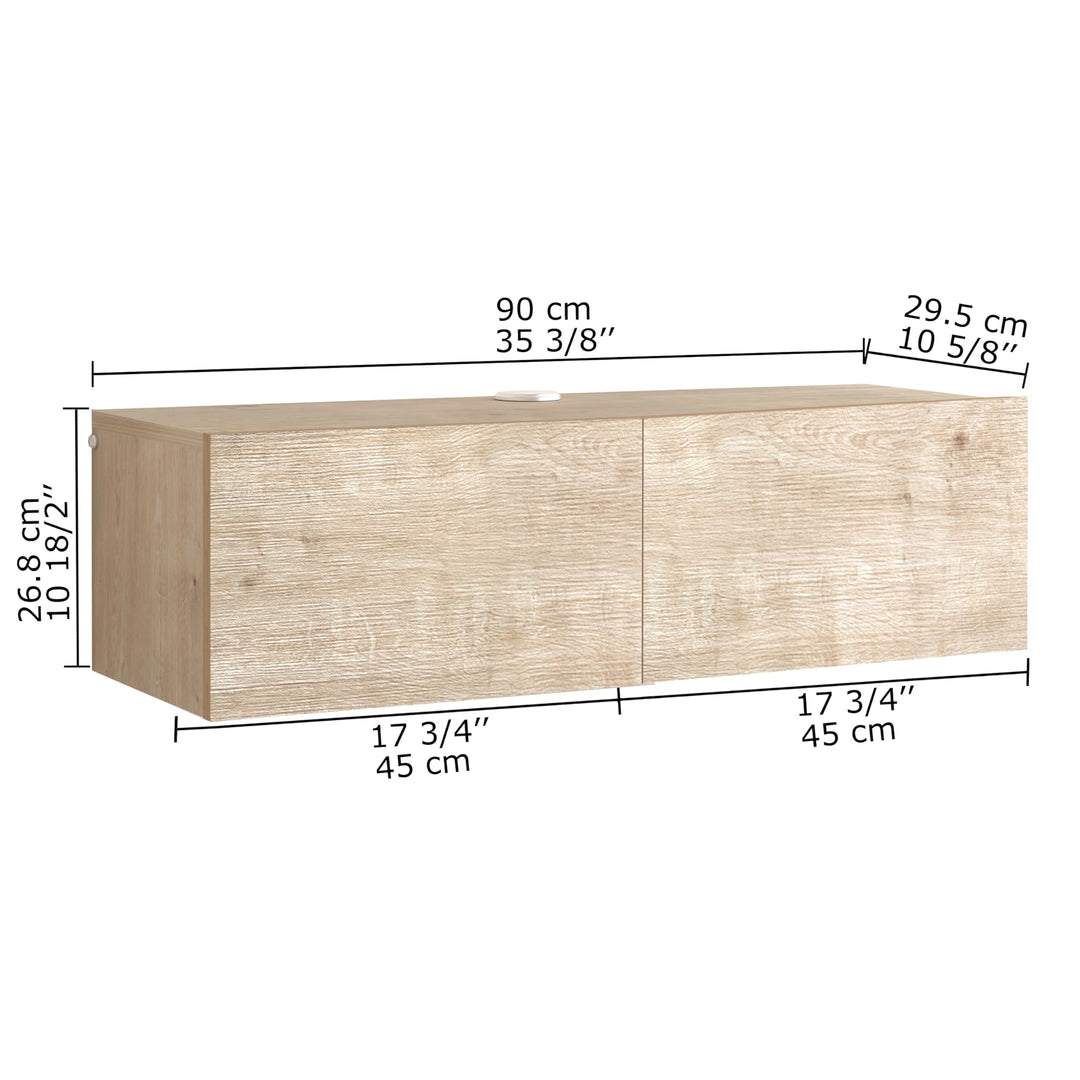 Modular Box Floating TV Stand Wall Mounted Media Console – Atelier Mobili