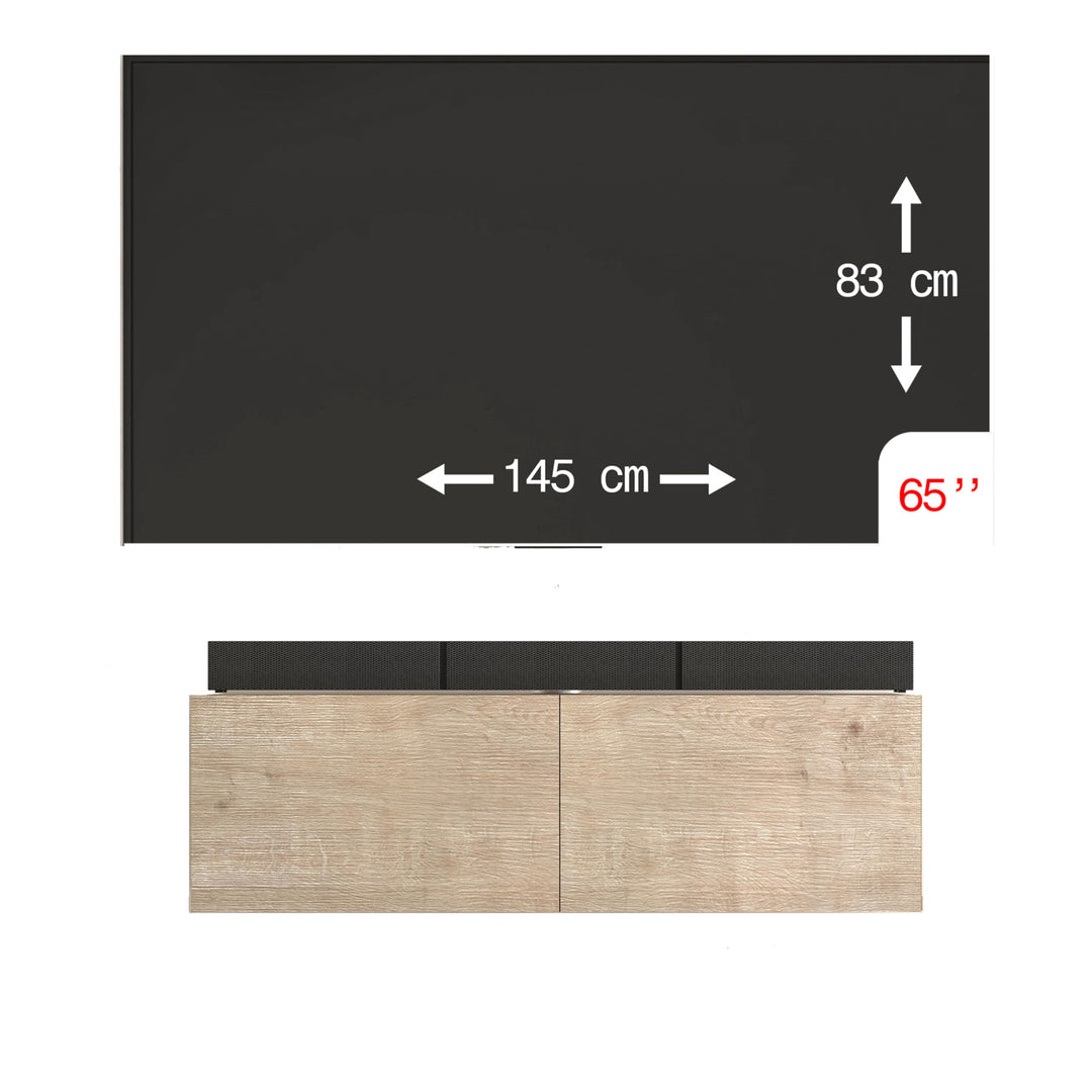 Modular Box Floating TV Stand Wall Mounted Media Console – Atelier Mobili