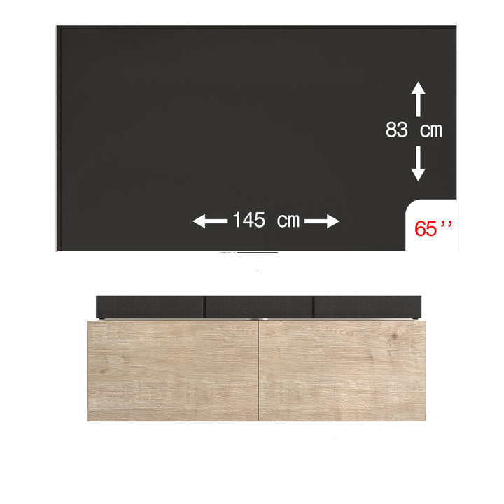 Modular Box Floating TV Stand Wall Mounted Media Console – Atelier Mobili
