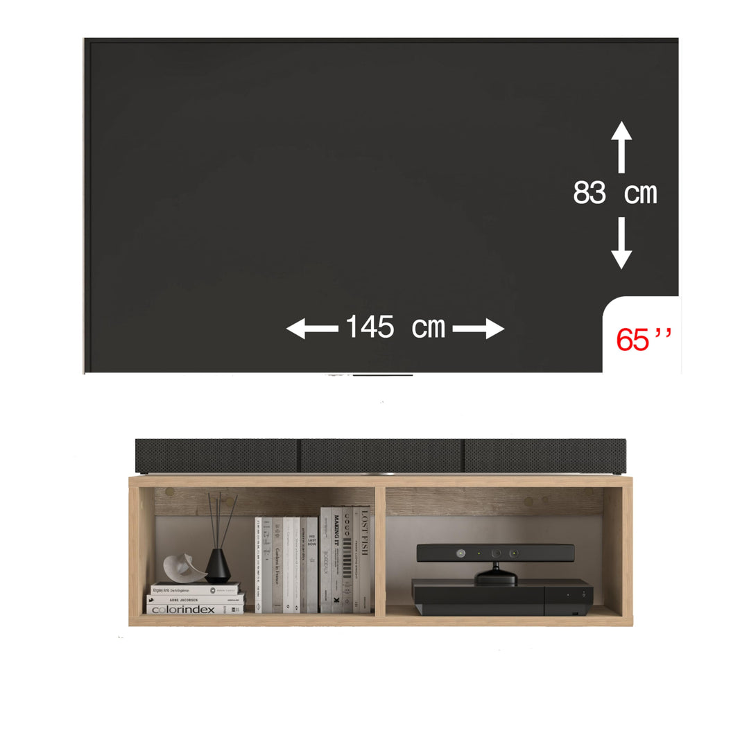 Modular Box Floating TV Stand Wall Mounted Media Console – Atelier Mobili