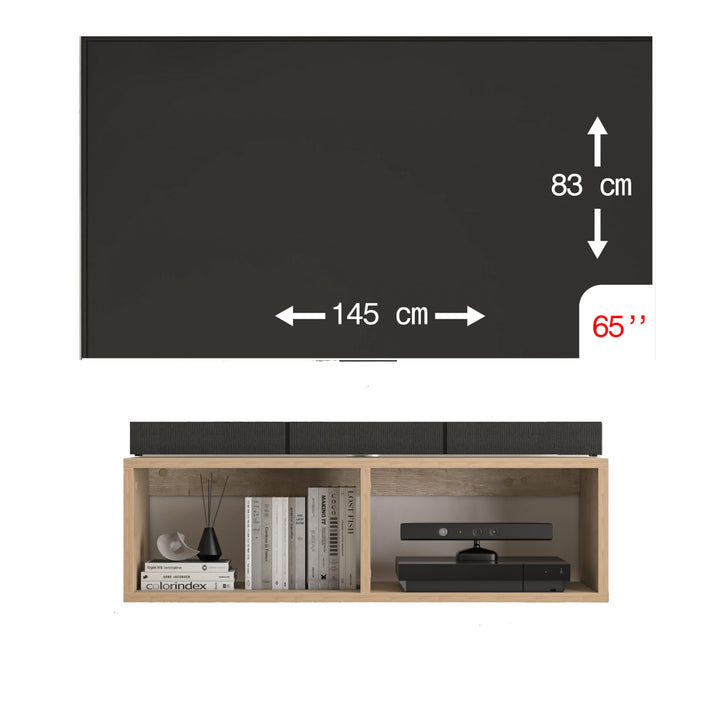 Modular Box Floating TV Stand Wall Mounted Media Console – Atelier Mobili