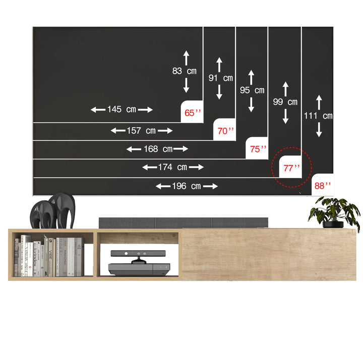 Modular Box Floating TV Stand Wall Mounted Media Console – Atelier Mobili