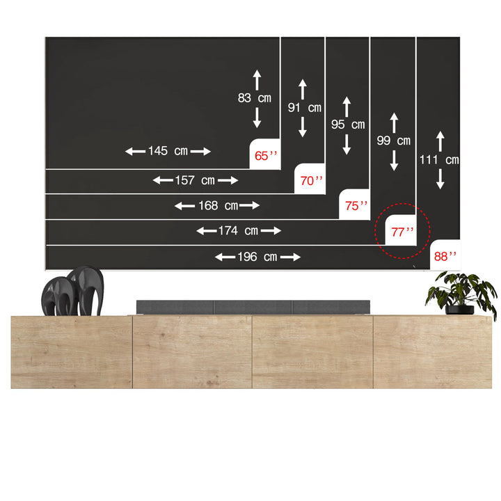 Modular Box Floating TV Stand Wall Mounted Media Console – Atelier Mobili