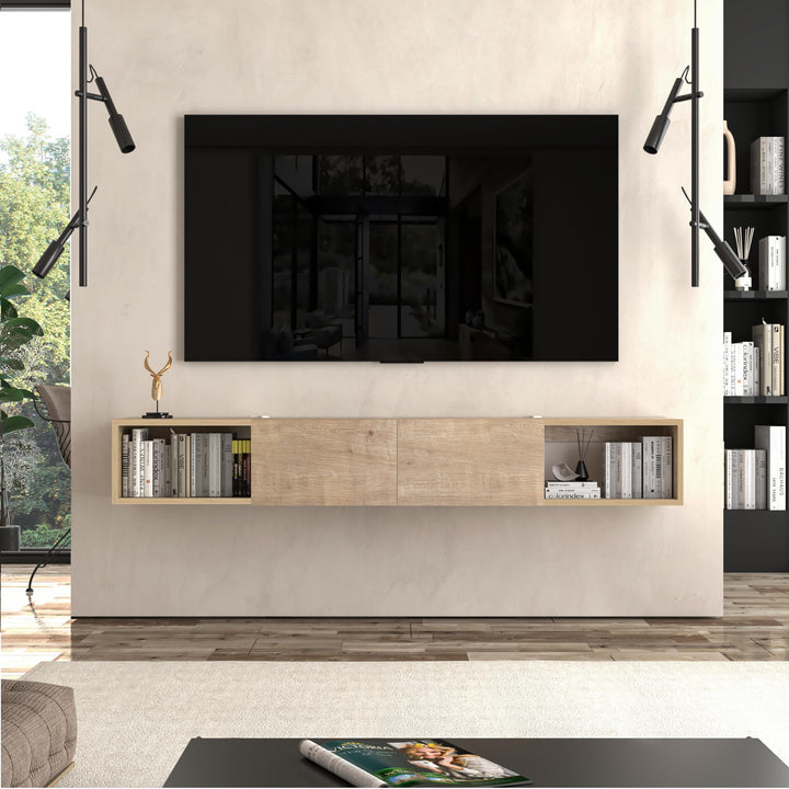 Modular Box Floating TV Stand Wall Mounted Media Console – Atelier Mobili