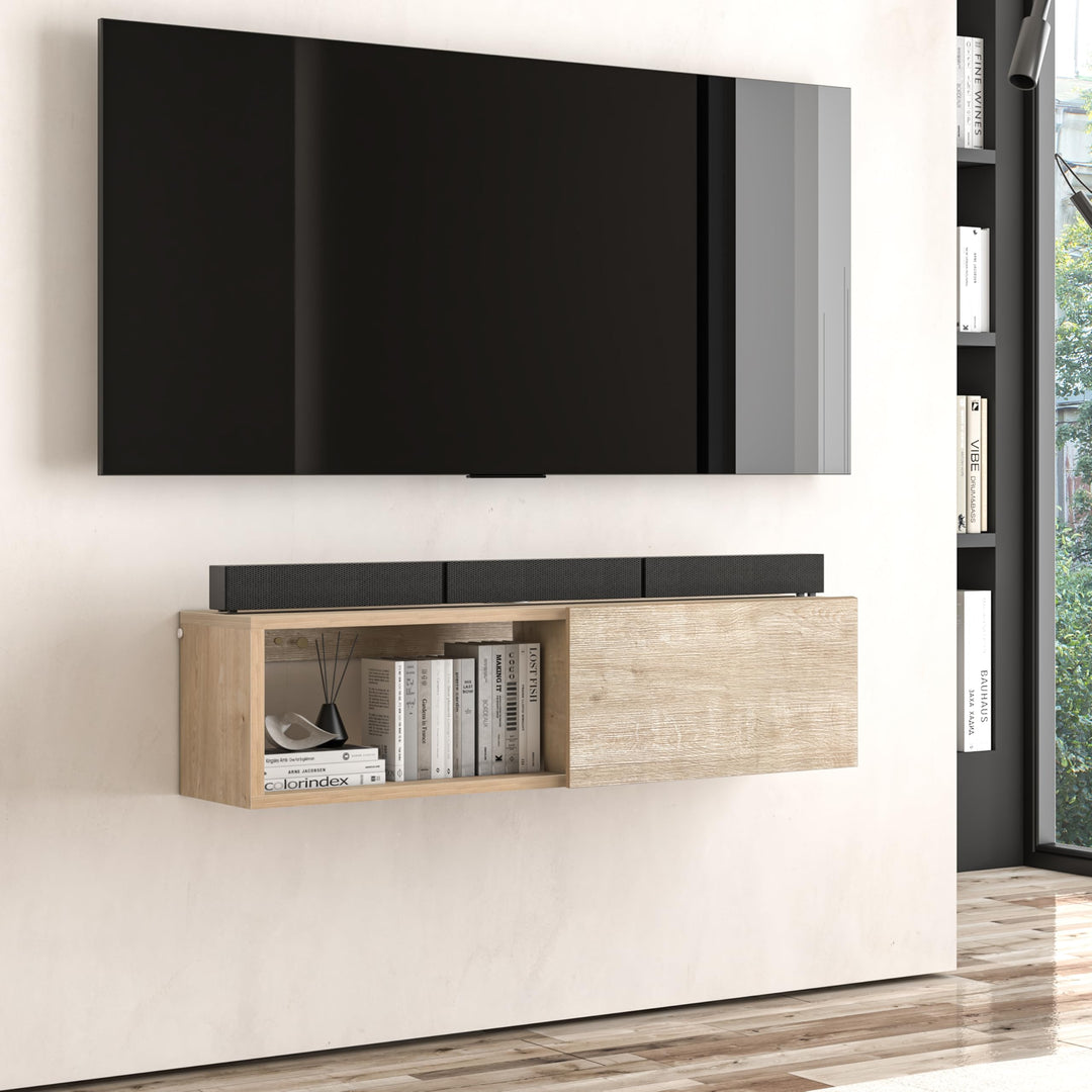 Modular Box Floating TV Stand Wall Mounted Media Console – Atelier Mobili