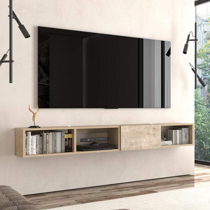 Modular Box Floating TV Stand Wall Mounted Media Console – Atelier Mobili