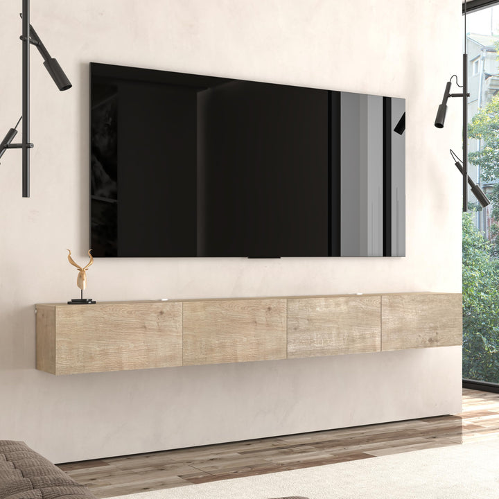 Modular Box Floating TV Stand Wall Mounted Media Console – Atelier Mobili