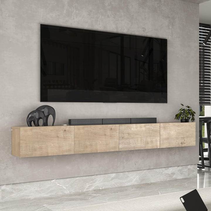 Modular Box Floating TV Stand Wall Mounted Media Console – Atelier Mobili