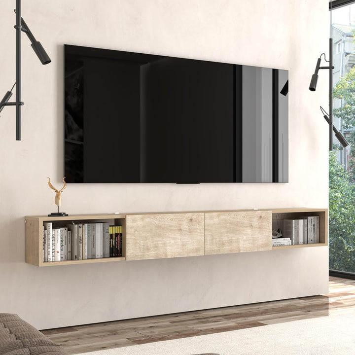 Modular Box Floating TV Stand Wall Mounted Media Console – Atelier Mobili