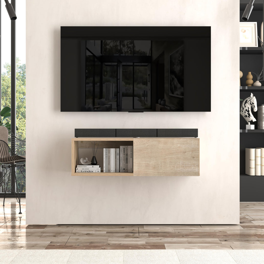 Modular Box Floating TV Stand Wall Mounted Media Console – Atelier Mobili