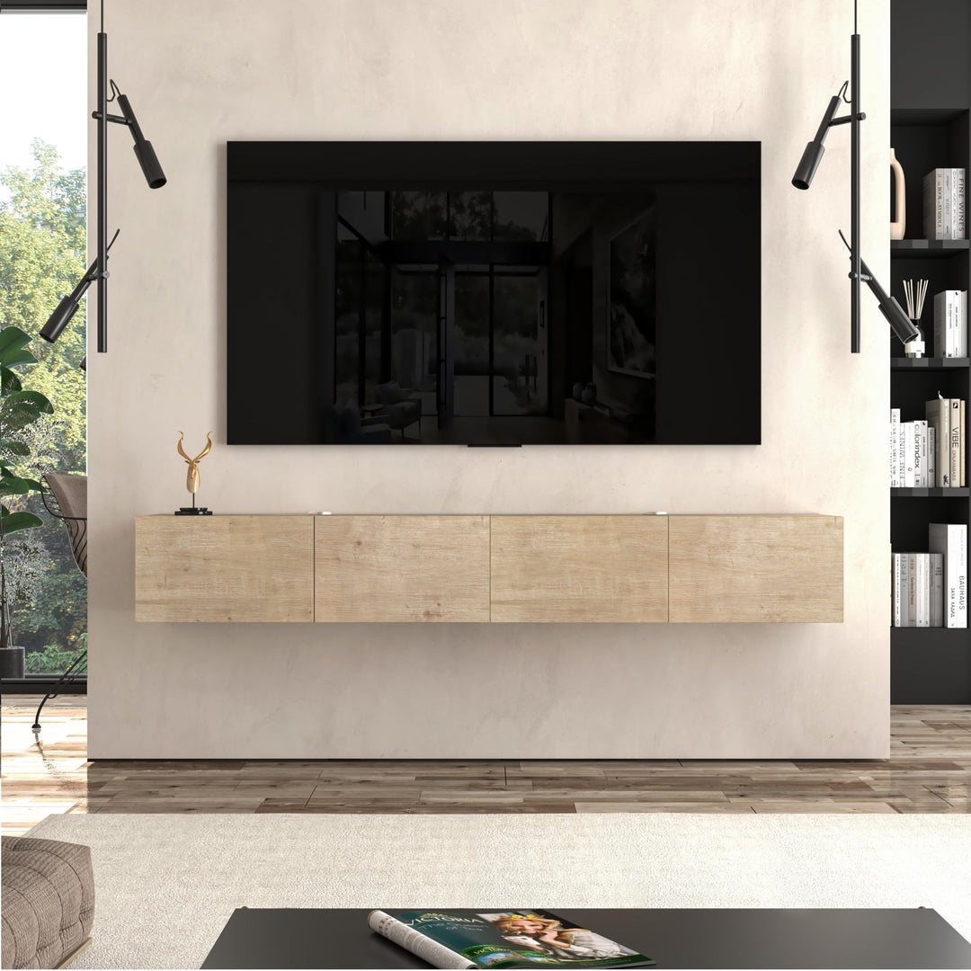 Modular Box Floating TV Stand Wall Mounted Media Console – Atelier Mobili