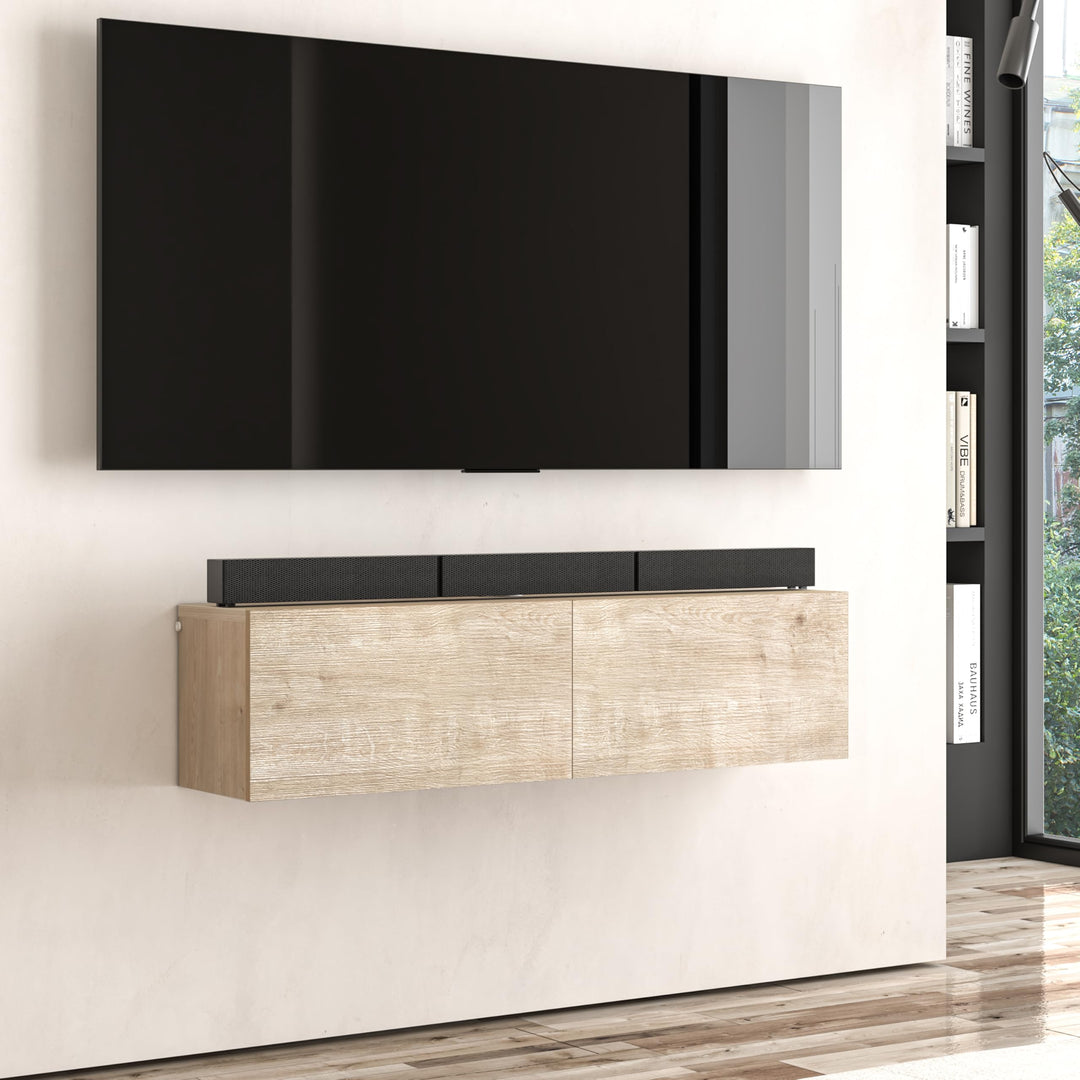 Modular Box Floating TV Stand Wall Mounted Media Console – Atelier Mobili