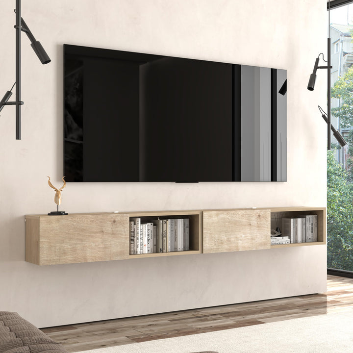Modular Box Floating TV Stand Wall Mounted Media Console – Atelier Mobili
