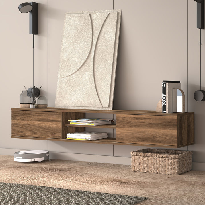 Bella Floating TV Stand Wall Mounted Media Console – Atelier Mobili