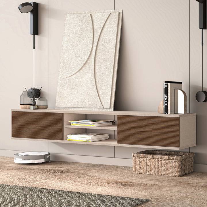 Bella Floating TV Stand Wall Mounted Media Console – Atelier Mobili