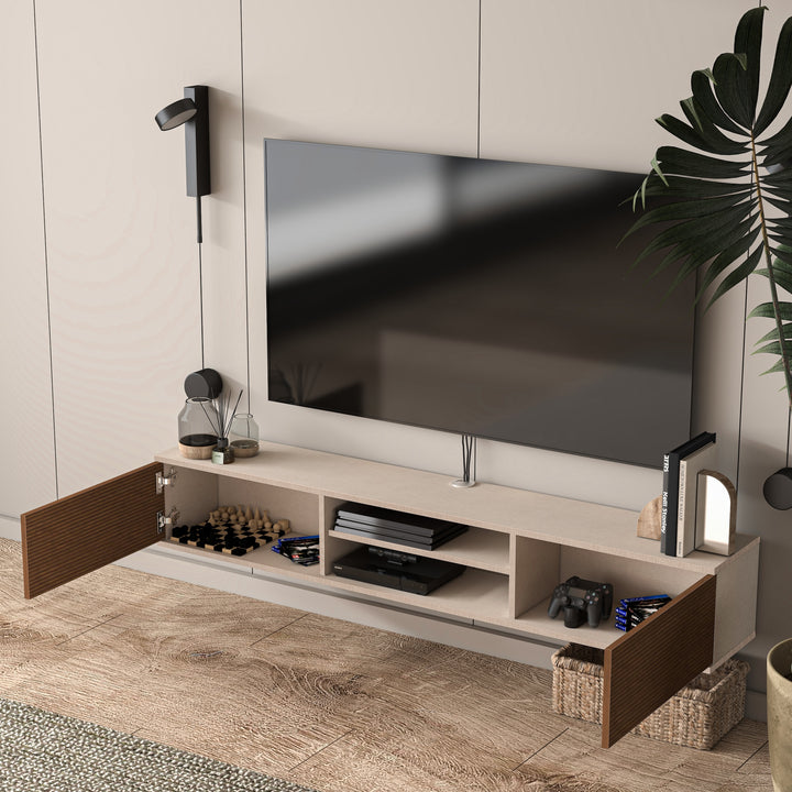 Bella Floating TV Stand Wall Mounted Media Console – Atelier Mobili