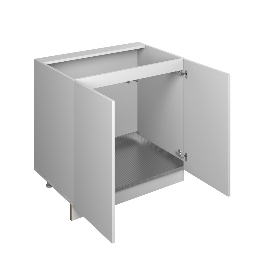 36" Sink Base European Frameless Kitchen Cabinet Pure White – Atelier Mobili