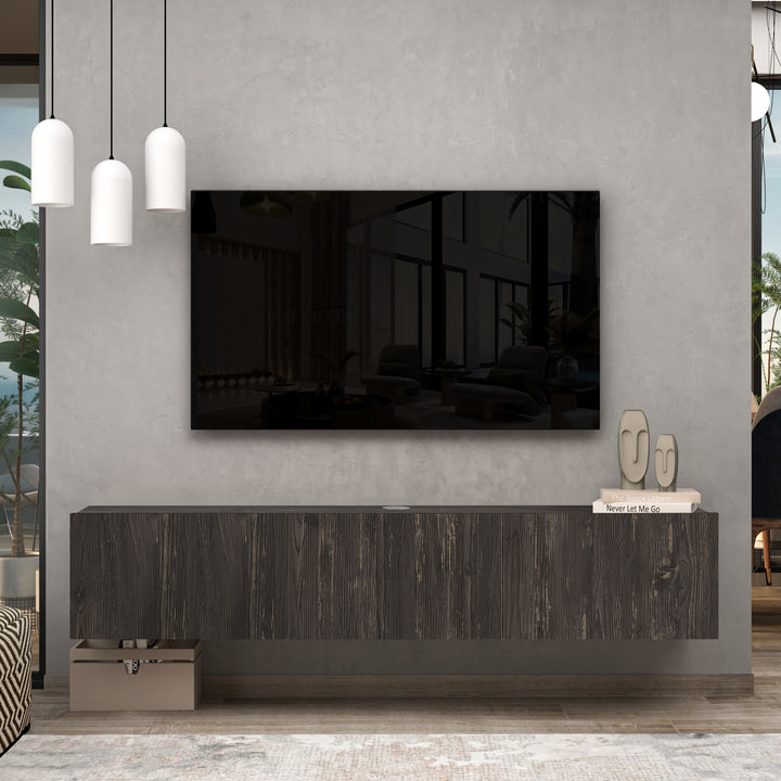 Atelier Mobili Modern Floating TV Stand and Entertainment Center for 55-80 inch TVs