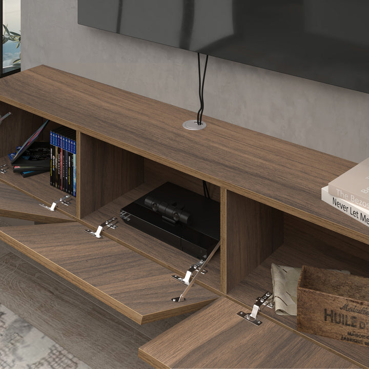 Atelier Mobili Modern Floating TV Stand and Entertainment Center for 55-80 inch TVs