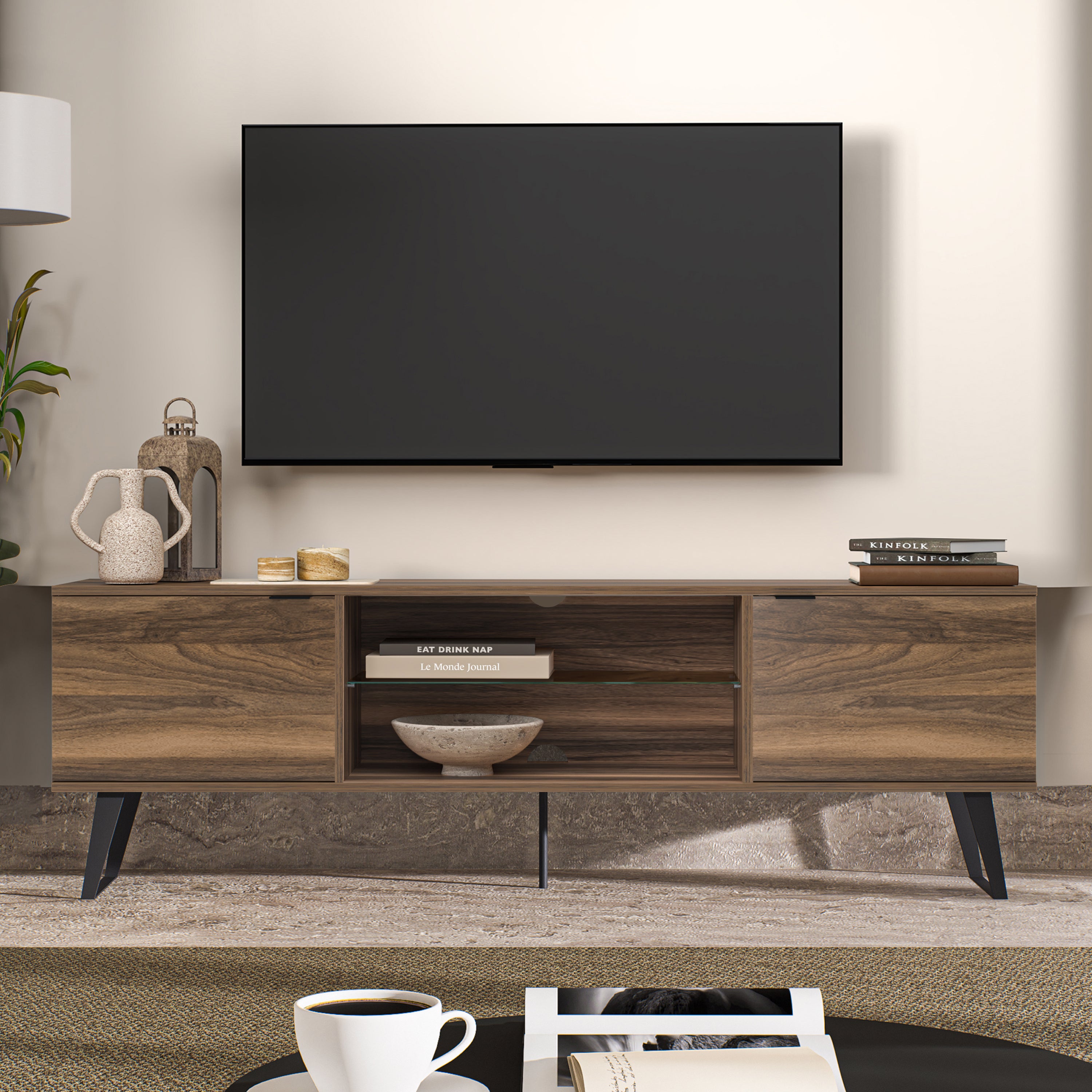 Salda Mid-Century TV Stand – 71