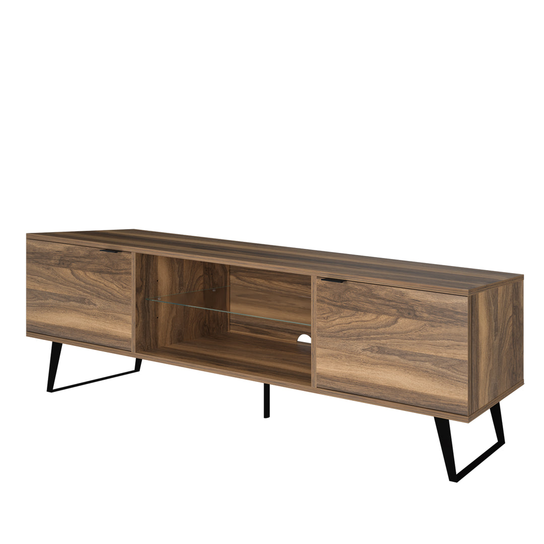 Atelier Mobili Mid Century TV Stand - Farmhouse Entertainment Center | 4 Colors | For 75 Inch TVs