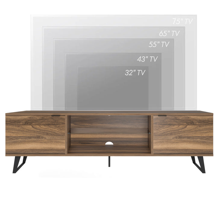 QR Code for Easy Assembly of Atelier Mobili Walnut TV Stand