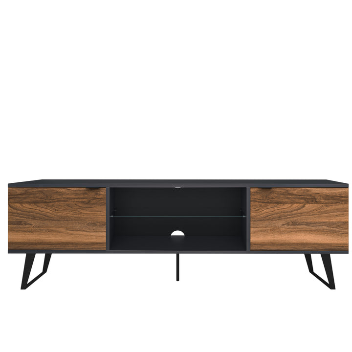 Atelier Mobili Mid Century TV Stand - Farmhouse Entertainment Center | 4 Colors | For 75 Inch TVs