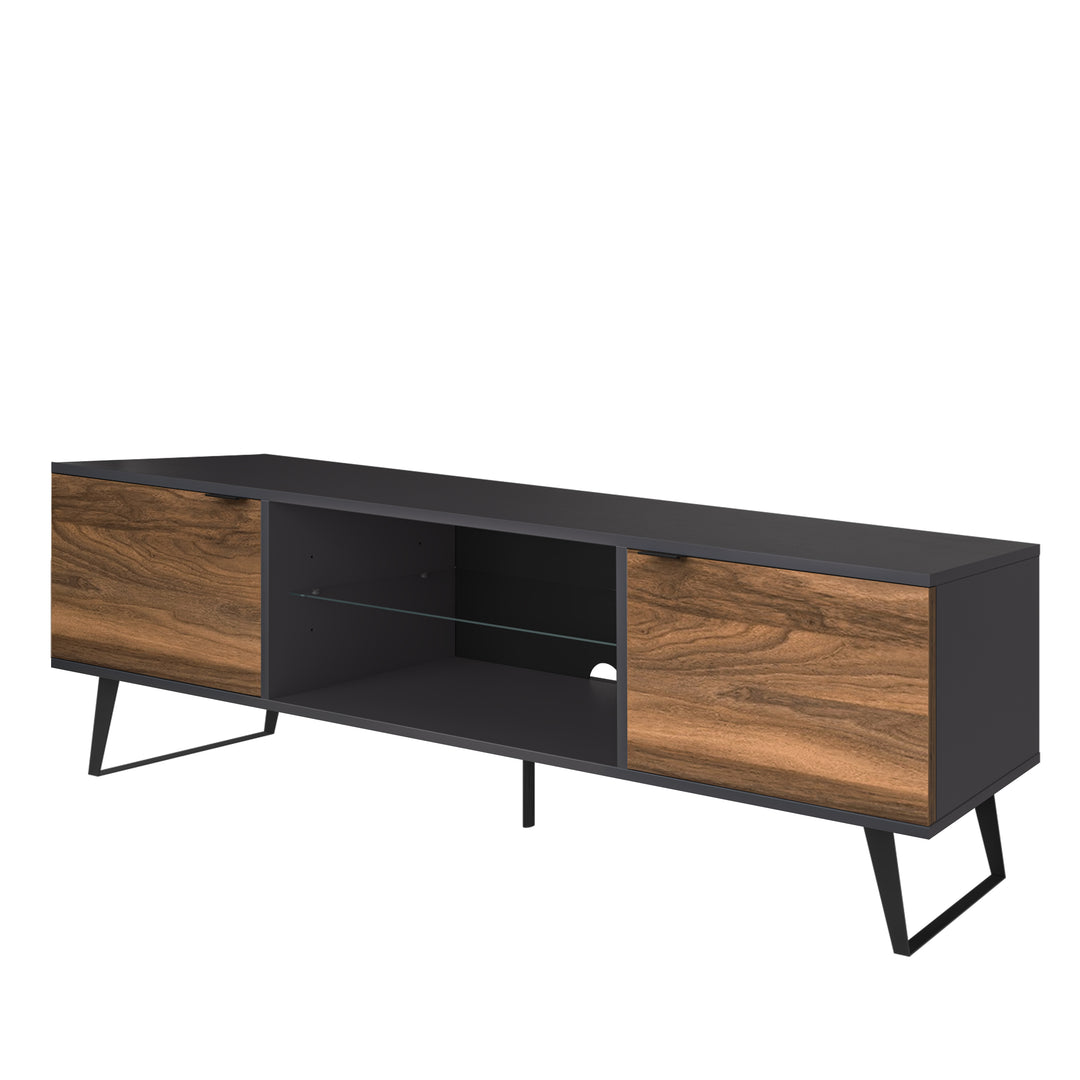 Atelier Mobili Mid Century TV Stand - Farmhouse Entertainment Center | 4 Colors | For 75 Inch TVs