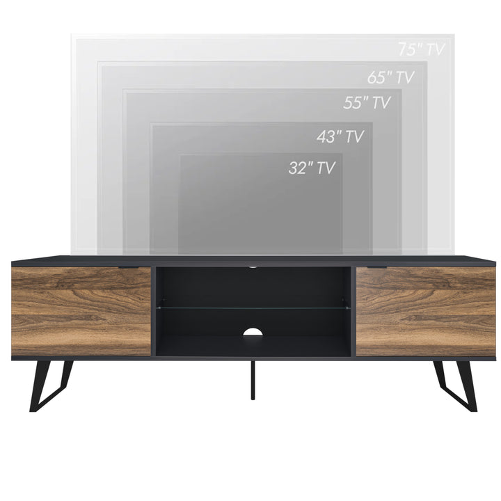 QR Code for Gray/Walnut TV Stand Assembly Tutorial