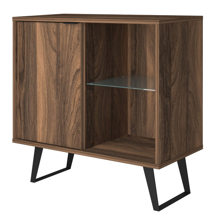 Vektor 31.5 Inch Accent Cabinet & Sideboard with Adjustable Glass Shelf