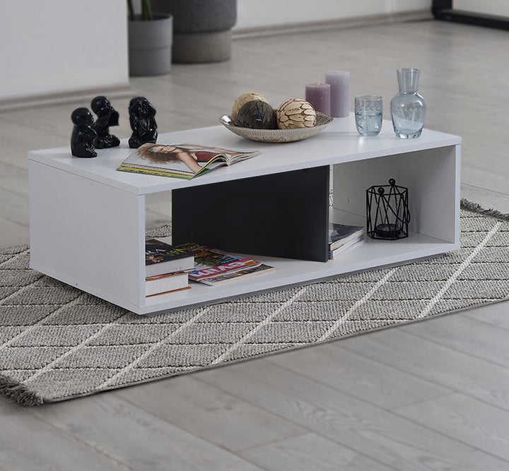 Versatile and Stylish: The Interchangeable Tall Coffee Table with Optional Anthracite Dividers