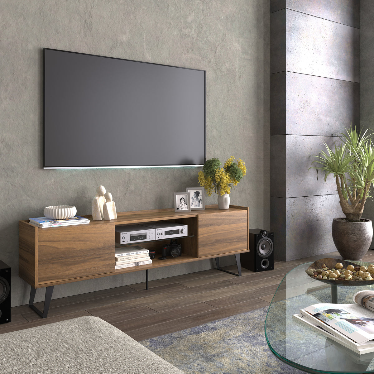Floating TV Stands & Entertainment Centers | Wall Mounted – Atelier Mobili