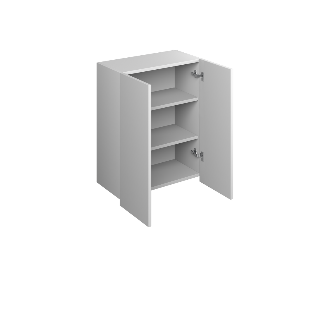 24" Wall Cabinet 30"H - Double Door European Frameless Wall Cabinet Pure White – Atelier Mobili