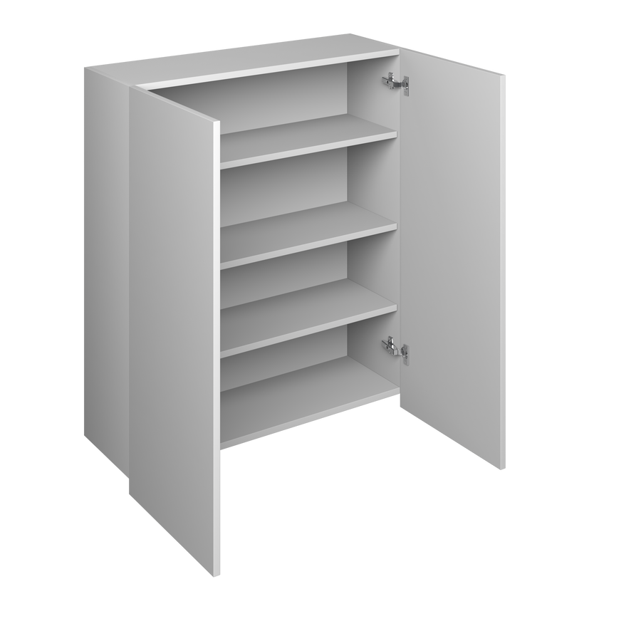 33" Wall Cabinet 42"H European Frameless Wall Cabinet Pure White – Atelier Mobili