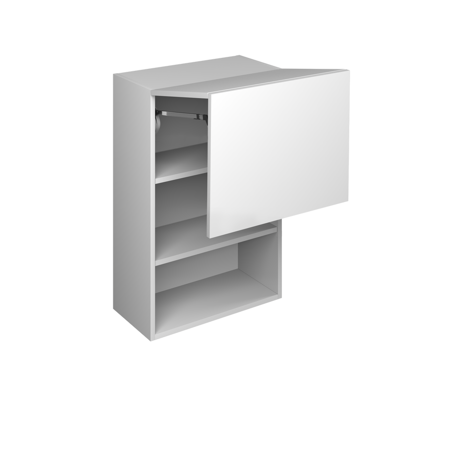 30" Bifold Wall Cabinet 36"H European Frameless Wall Cabinet Pure White – Atelier Mobili