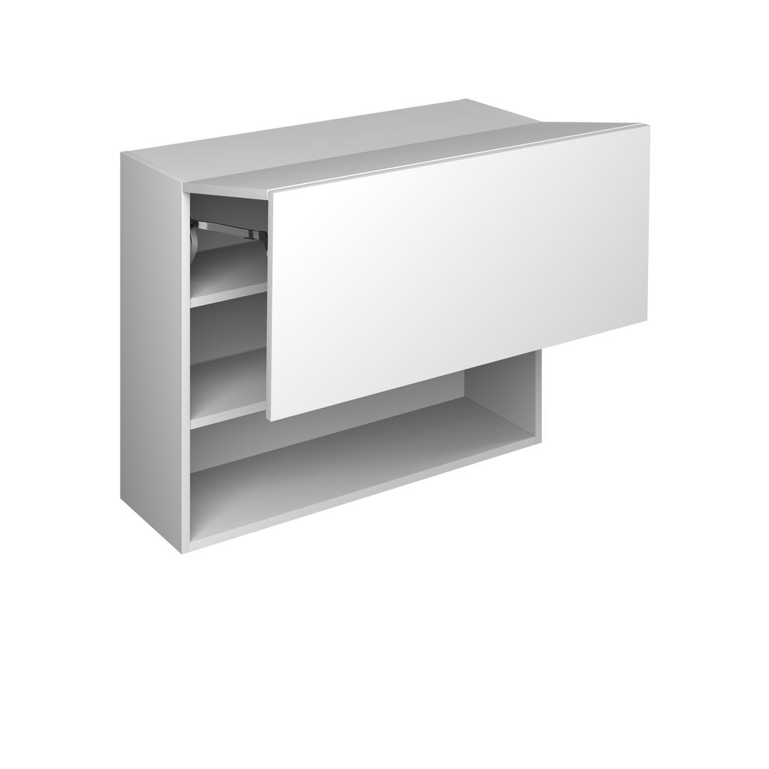 36" Bifold Wall Cabinet 30"H European Frameless Wall Cabinet Pure White – Atelier Mobili