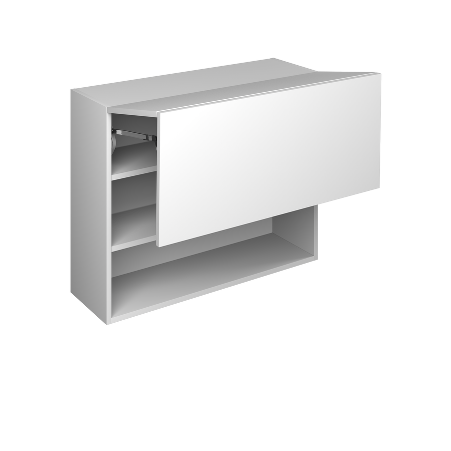 36" Bifold Wall Cabinet 30"H European Frameless Wall Cabinet Pure White – Atelier Mobili